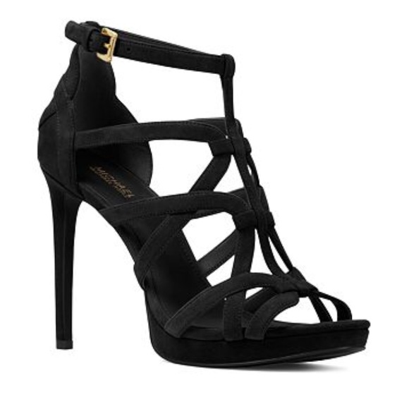 Michael Kors Shoes - SOLD Michael Kors Strappy Suede Heels